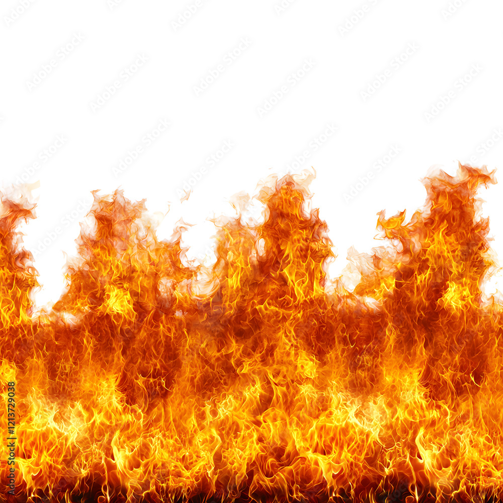 Poster dynamic fire blaze open field high-resolution image natural environment close-up view element of hea