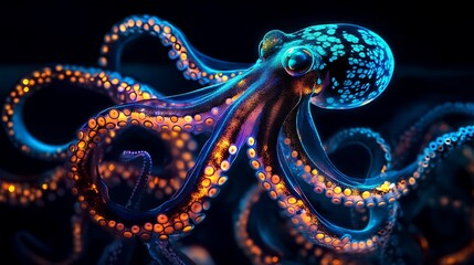 Obraz premium Vibrant Sunset over Tropical Beach Paradise