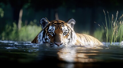 Majestic Tiger in Forest River
