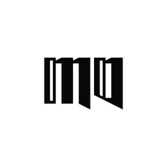 MO monogram logo design letter text name symbol monochrome logotype alphabet character simple logo