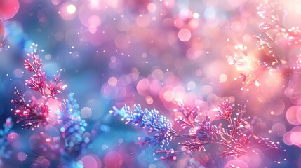 Abstract_blurred_pastel_pink_and_blue_holographic_