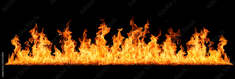 Poster dynamic flames dance in a dark setting fire element visual art intense contrast abstract concept