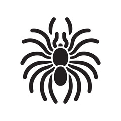 2d tarantula logo with white background