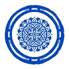 Hand drawn floral design with textured line. botanical, natural theme. for decoration, wallpaper, background, home decor, ceramic, fabric, tile.