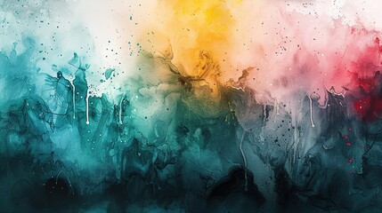 _Abstract_watercolor_painting_with_splashes_and_ink