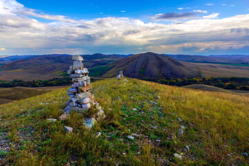 Karamurun-tau is a picturesque mountain range of the Orenburg region.