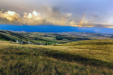 Karamurun-tau is a picturesque mountain range of the Orenburg region.