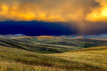 Karamurun-tau is a picturesque mountain range of the Orenburg region.