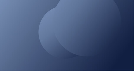 Dark overlapping circles with smooth gradients, Ideal for modern themes