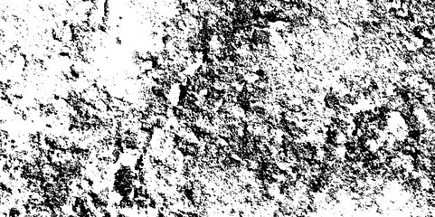 Vector grunge dirty scratch overlay dirt rough white and black particle damaged wall vector messy concrete cracked texture background.