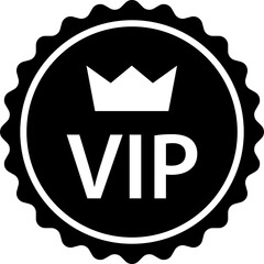 VIP icon for graphic design, logo, website, social media, mobile app, UI