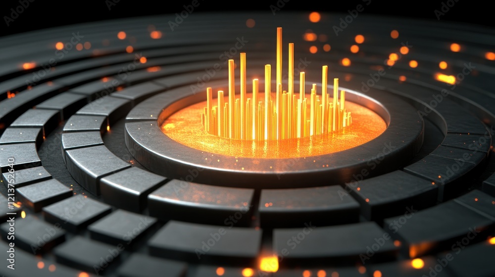 Poster Dynamic Visualization of Energy Waves in 3D