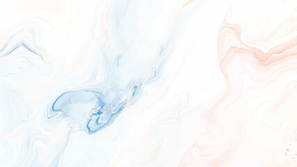 Abstract dusty blush liquid watercolor background with golden cracks and stains. Abstract watercolor or alcohol ink art pink white background