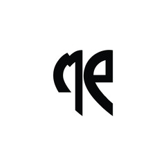MP monogram logo design letter text name symbol monochrome logotype alphabet character simple logo