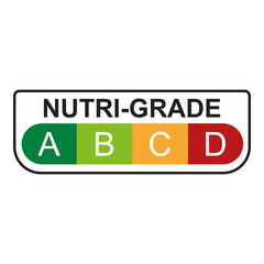 NUTRI SCORE, nutri grade label sticker