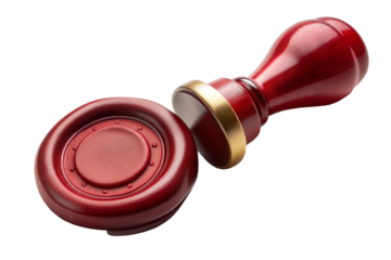 Red Wooden Sealing Stamp