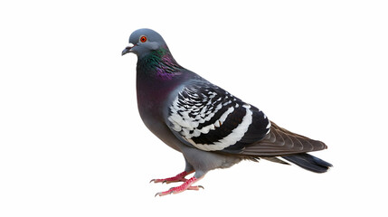 pigeon isolated on white transparent background,generative ai