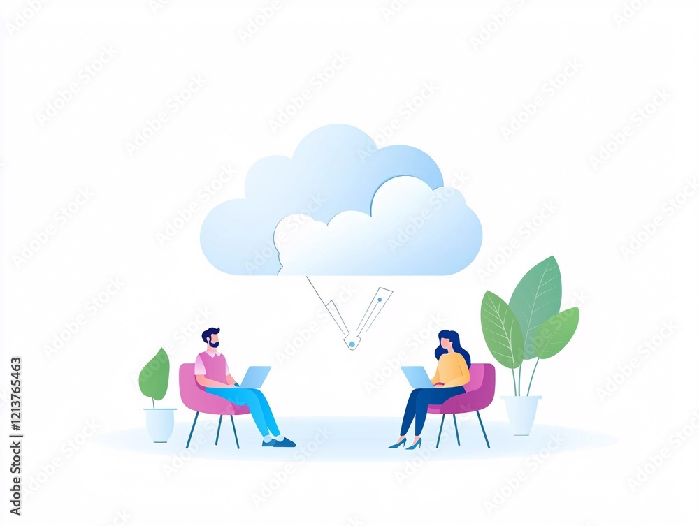 Poster office workers utilizing advanced software tools for the organization and retrieval of records