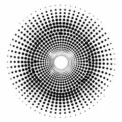 abstract halftone background on white background,generative ai