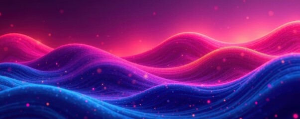 Obraz premium Abstract wave stripes, business background texture, innovation, poster