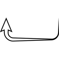 Simple vector icon arrow