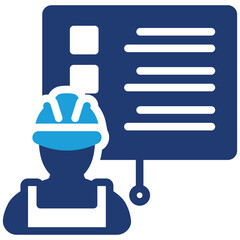 Obraz premium Construction Training Icon