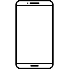 Simple vector icon mobile phone