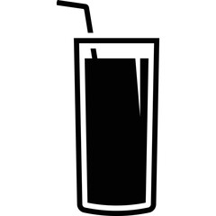 Simple vector icon juice