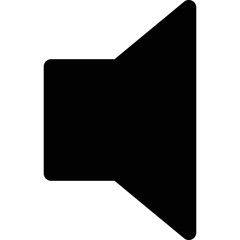 Simple vector icon speaker