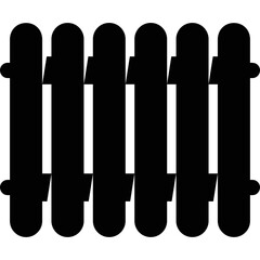 Simple vector icon radiator
