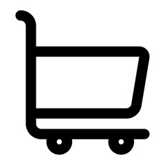shoping cart icon for illustration