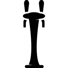 Simple vector icon beer tap
