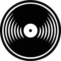 Simple vector disk icon
