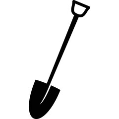 Simple vector icon shovel
