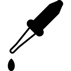 Simple vector icon medical pipette
