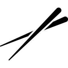 Simple vector icon sushi sticks