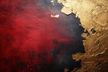 Red Black Gold Abstract Texture Background Artistic Design