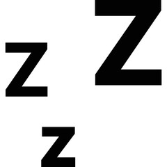 Simple vector icon sleep