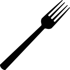 Simple vector icon food fork