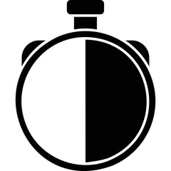 Simple vector icon timer