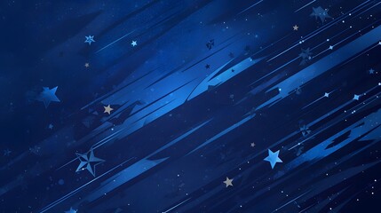 Dark blue background with stars and stripes, suitable for events with a patriotic theme