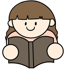 책, 독서, 도서, 여자, 여자아이