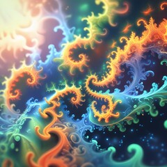 Neon abstract Background