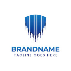 Shield Technology Modern Logo, symbolizing reliability and cutting edge solutions