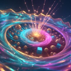 Neon abstract Background