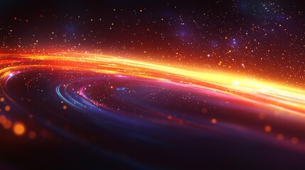 Cosmic swirl, nebula, space, energy, background, design, abstract art, website header