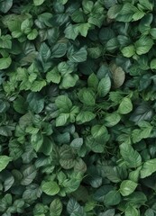 Seamless leaf pattern with a variety of greens, eco-friendly, texture