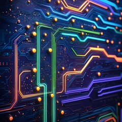 Neon abstract Background