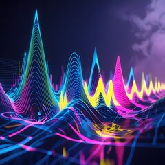 Neon abstract Background