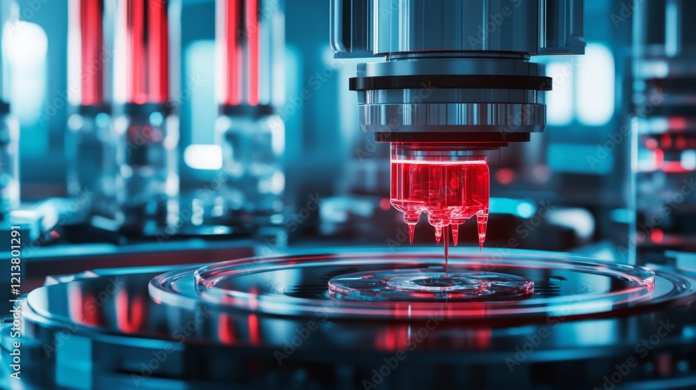 Poster advanced bioprinter technology for creating futuristic organs